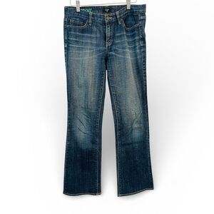 J. Crew Women's Boot Cut Jeans in Dark Blue